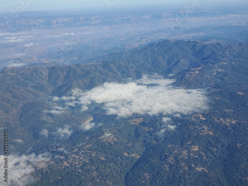 Flying Over the Santa Cruz Mountains