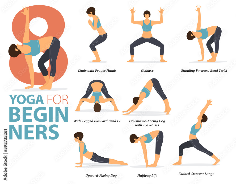 Infographic- Yoga poses anyone can do in the office