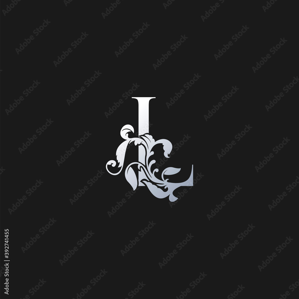 Luxury Letter L Logo Icon, Monogram vector design concept abstract ...