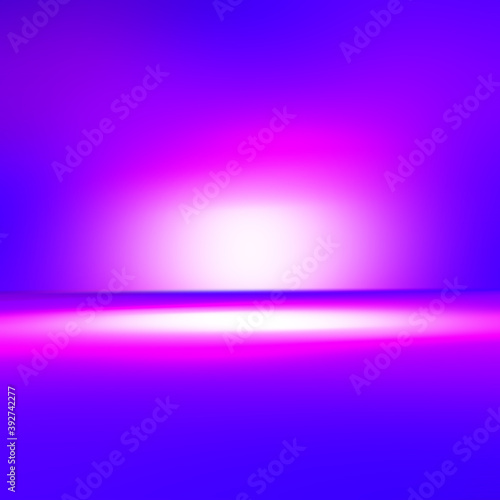Purple  empty room studio gradient used for background and display your product