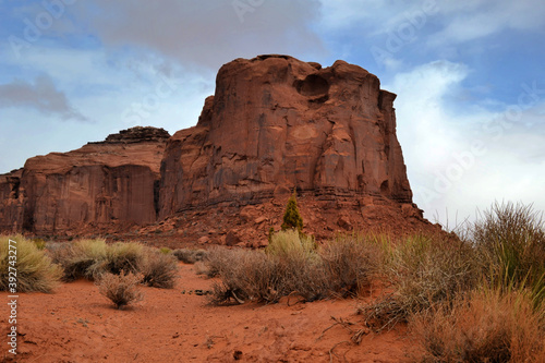 Obraz na płótnie Red walls at Monument Valley, Utah w salonie