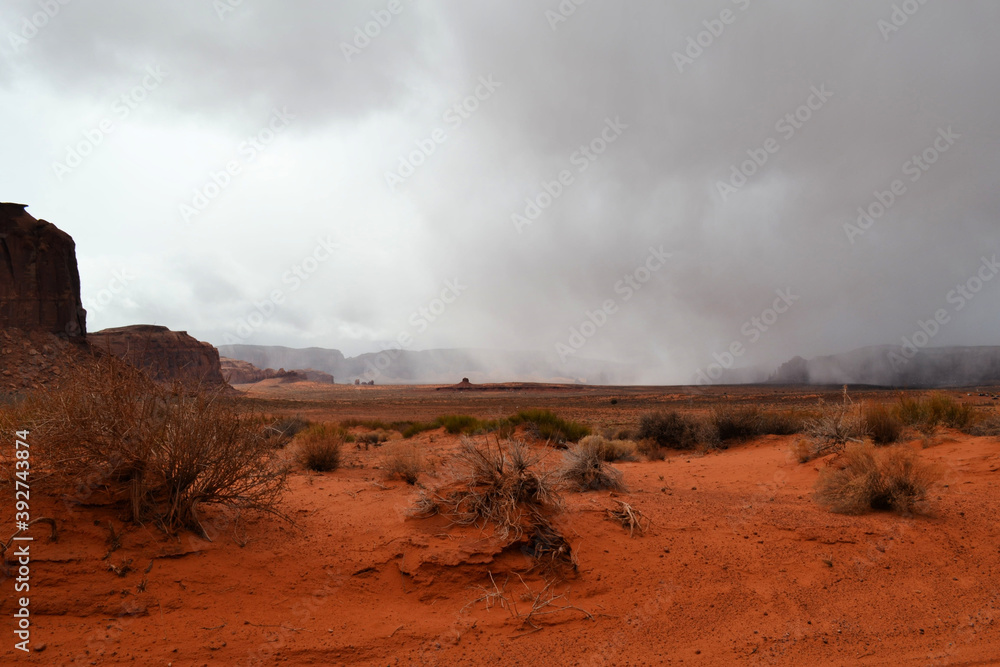 Monument Valley before the storm, Utah