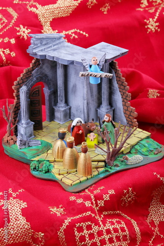 Presepe creato con stampa 3D photo