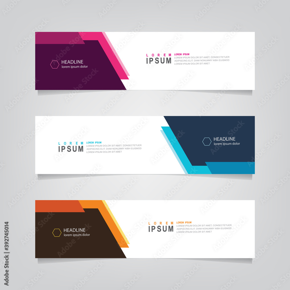 Vector banner abstract geometric background, modern banner advertising design. can use for brochure, flyer, covers, annual report and print template