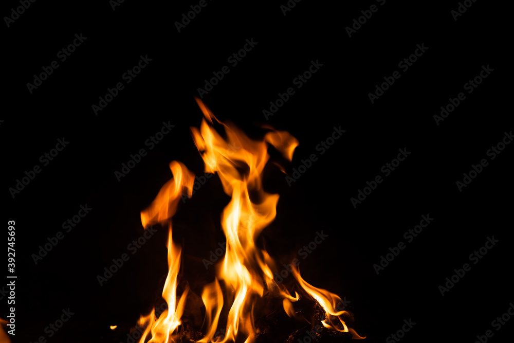 Fire flames on black background. fire burst texture for banner backdrop. Fire flames on black background. fire burst texture for banner backdrop.