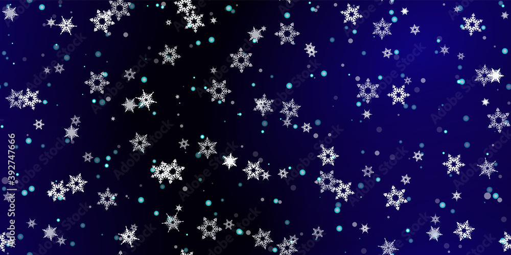 Falling Snowflakes seamless pattern flying snow Falling Snowflakes seamless pattern flying snow