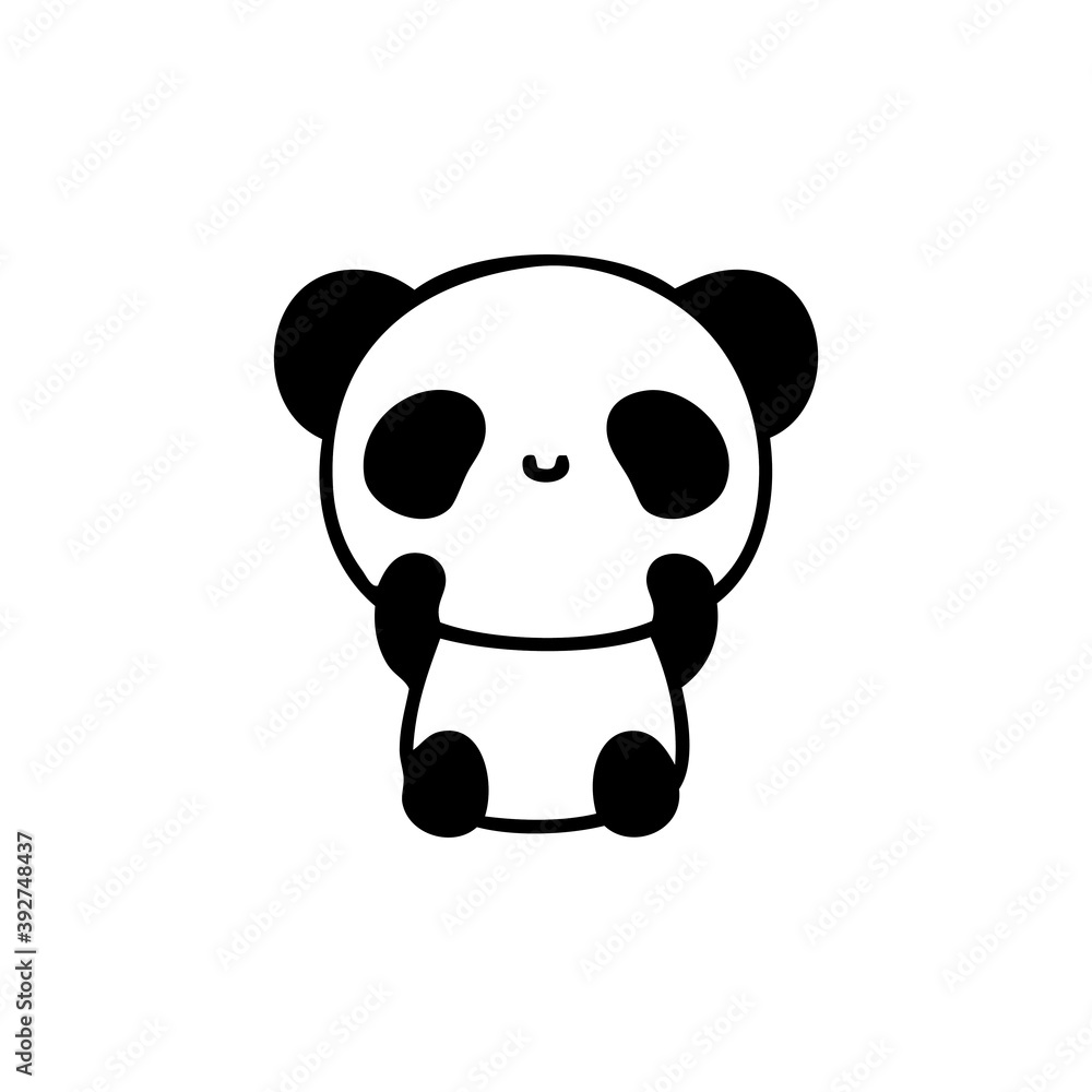 cute panda cub animal illustration cute panda cub animal illustration