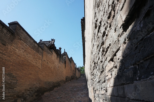 Chinese traditional architecture courtyard decoration.