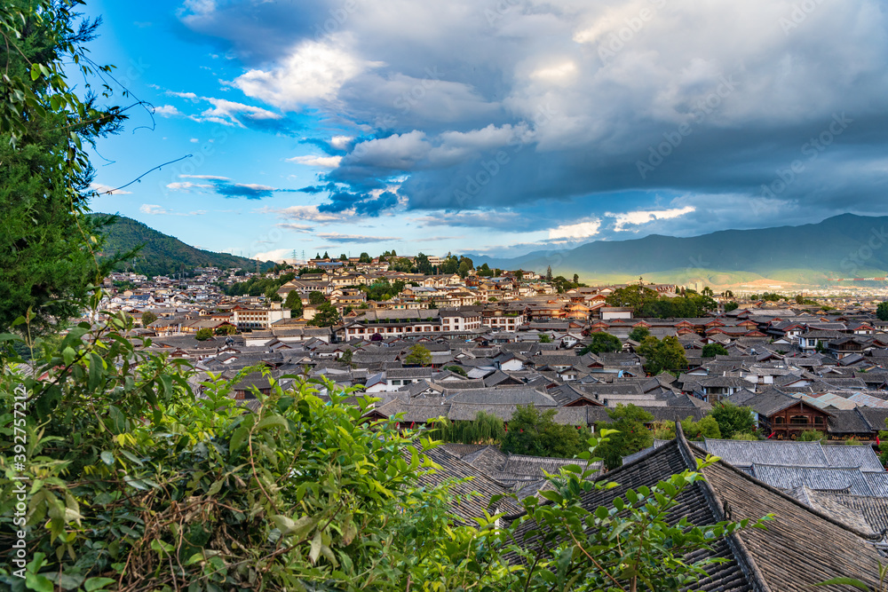 Dayan Ancient City in Lijiang, Yunnan, China