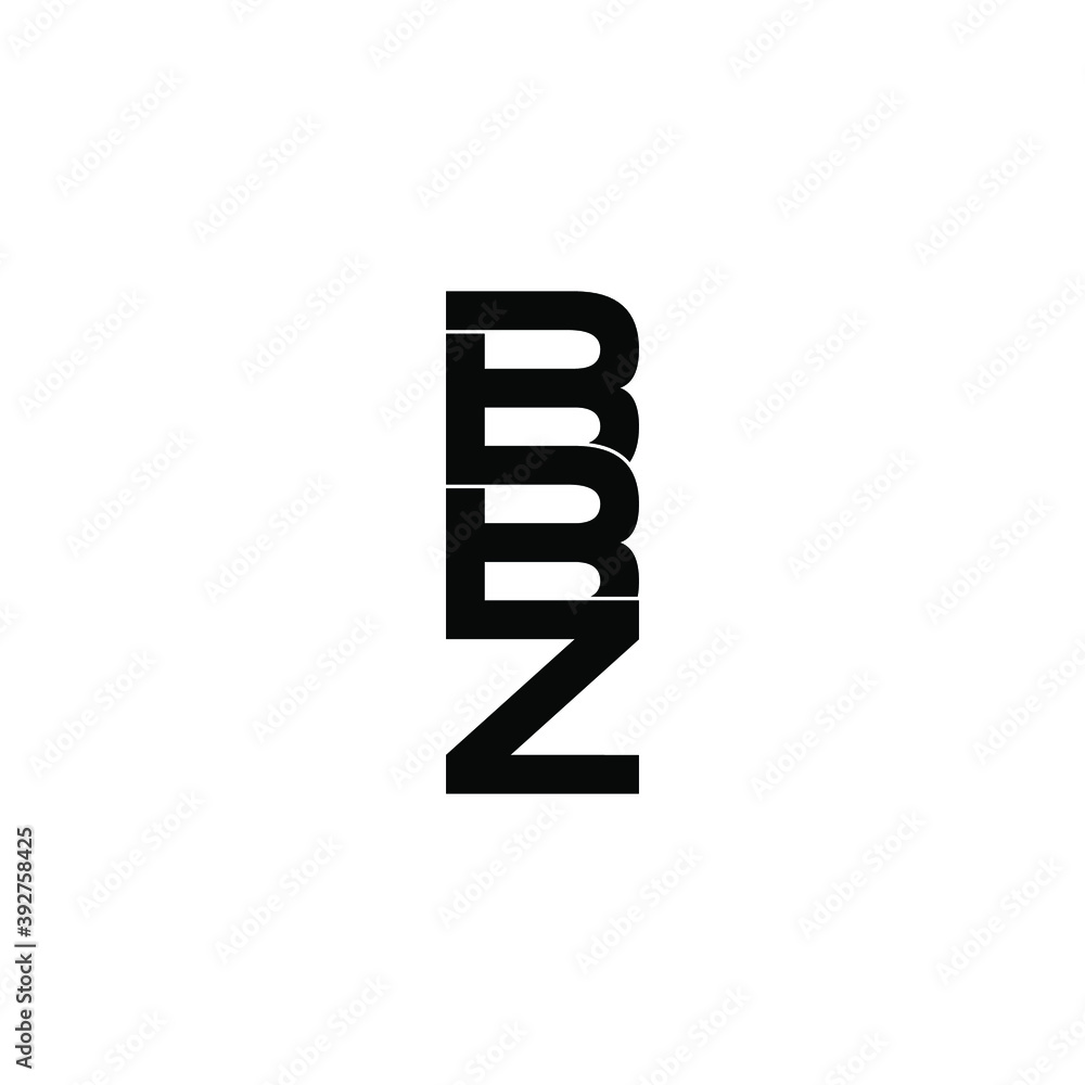 bbz letter original monogram logo design bbz letter original monogram logo design