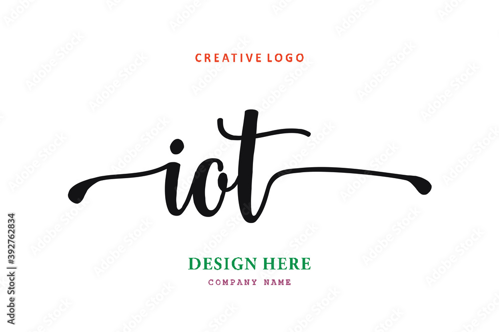 IOT lettering logo is simple, easy to understand and authoritative IOT lettering logo is simple, easy to understand and authoritative