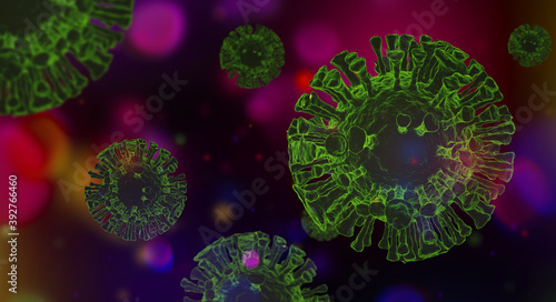 Fototapeta Naklejka Na Ścianę i Meble -  Coronavirus 2019-nCoV. Corona virus outbreaking. Epidemic virus Respiratory Syndrome.