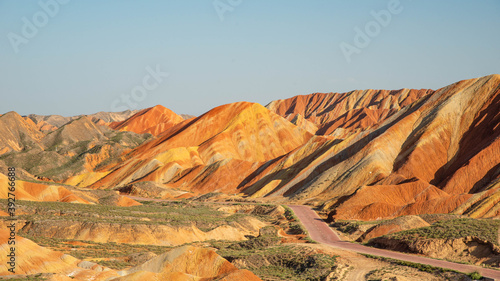 Wallpaper Mural Rainbow Mountain at Zhangye, China Torontodigital.ca