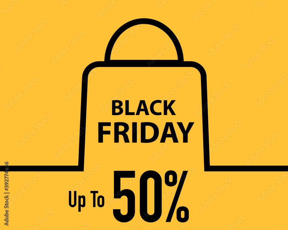 Black friday discount background Vector