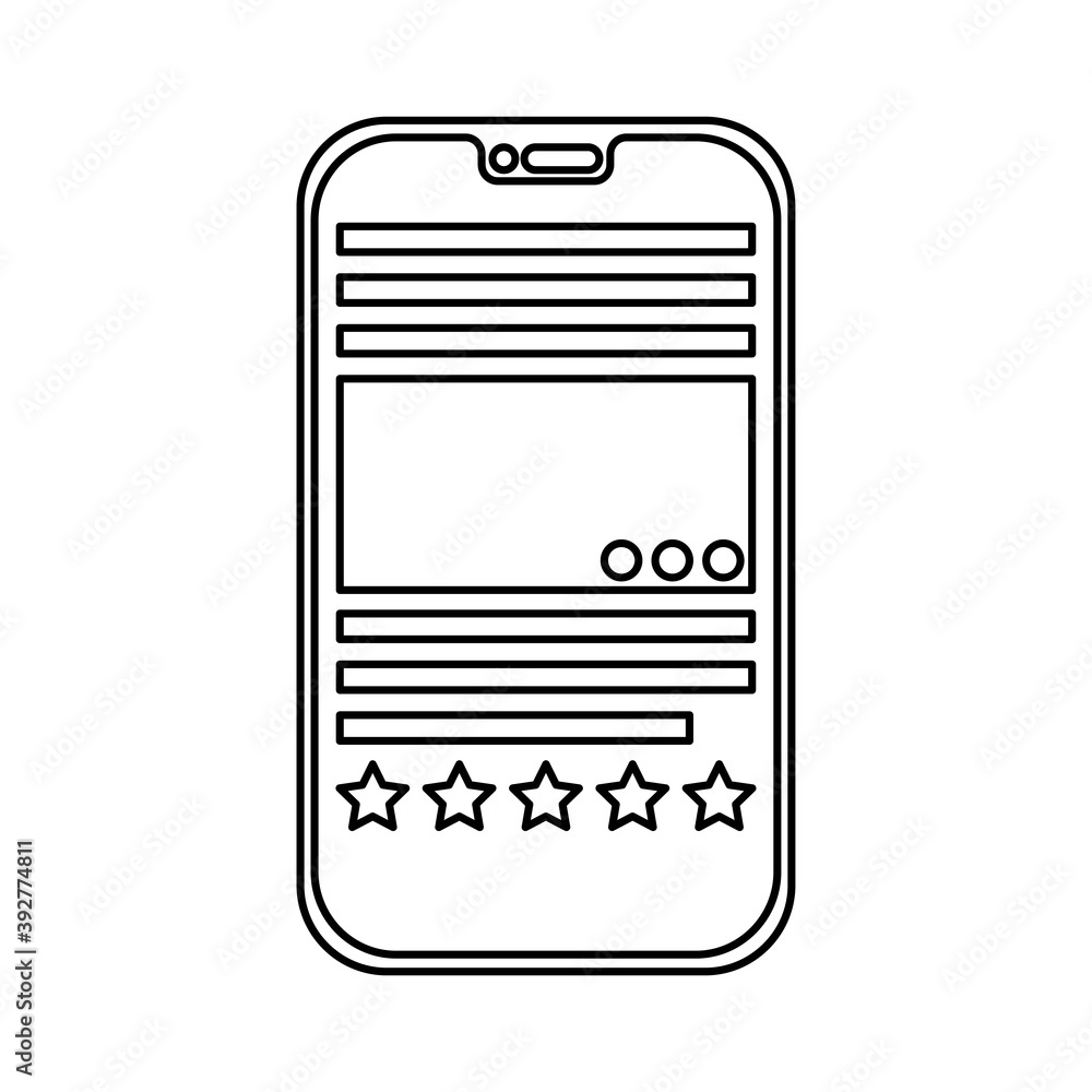 smartphone device technology line style smartphone device technology line style