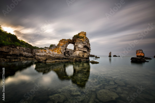 Fototapeta Naklejka Na Ścianę i Meble -  A city of mystical rocks in the province of Kocaeli, kefken and kerpe