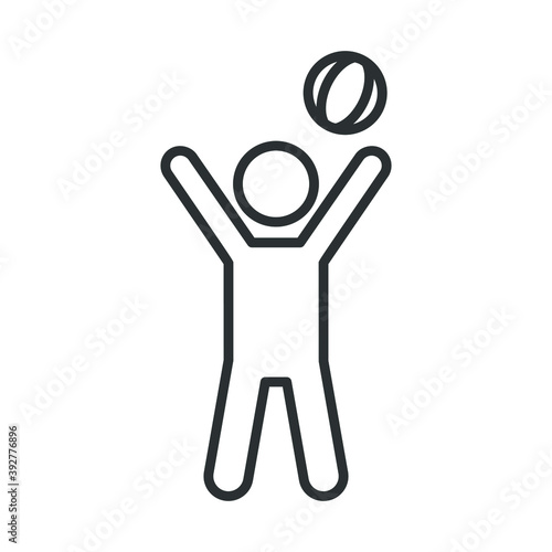 Wallpaper Mural Beach volleyball icon Torontodigital.ca