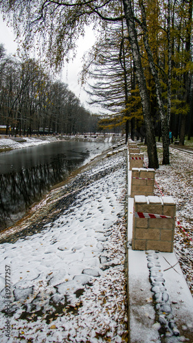 river in winter