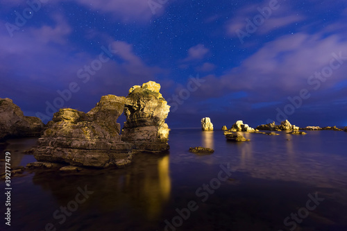 A city of mystical rocks in the province of Kocaeli, kefken and kerpe photo