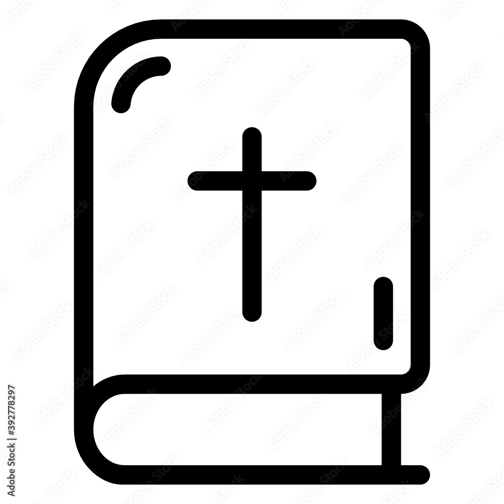 A holy book, bible solid icon design
A holy book, bible solid icon design