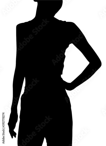 モデルシルエット