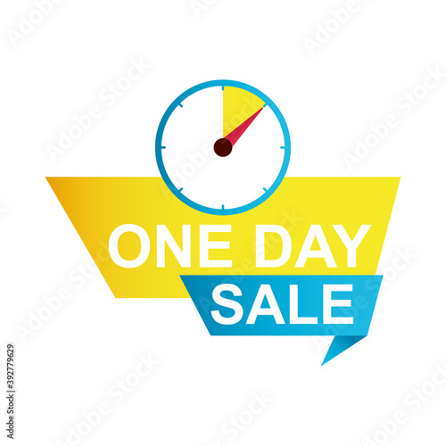 one day sale countdown badge