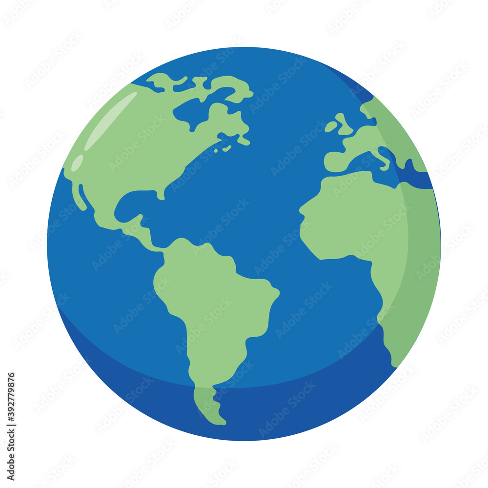world planet earth ecology icon