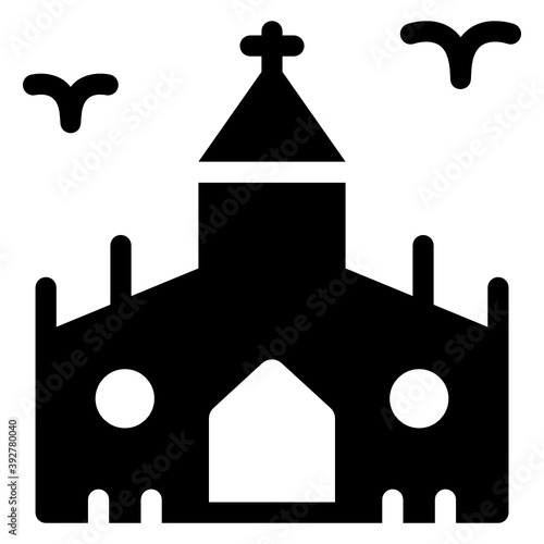 
Holy christian father headwear, solid icon of pope 
