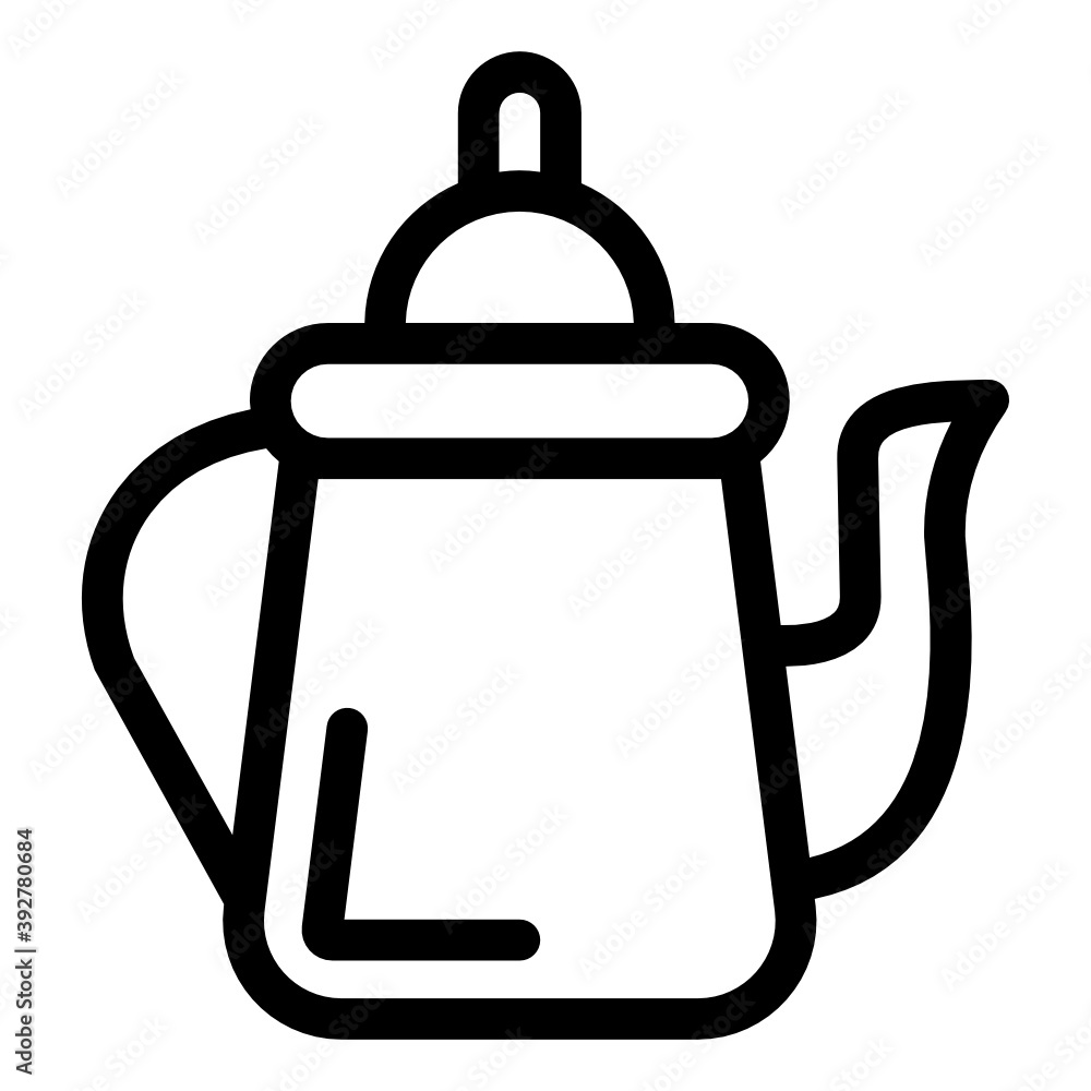 A pot with handle, concept of arabic pot icon
A pot with handle, concept of arabic pot icon