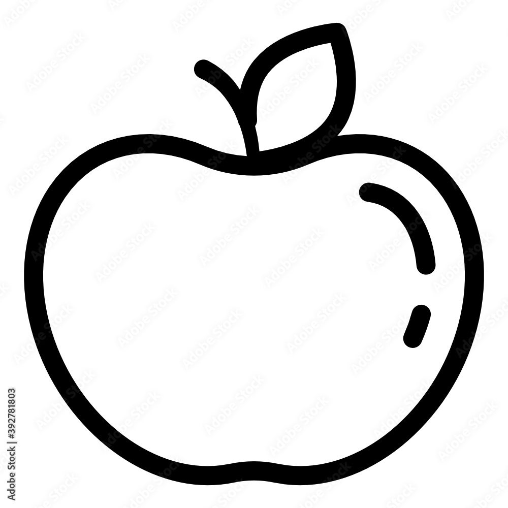 Healthy and delicious fruit, apple vector in solid style
Healthy and delicious fruit, apple vector in solid style