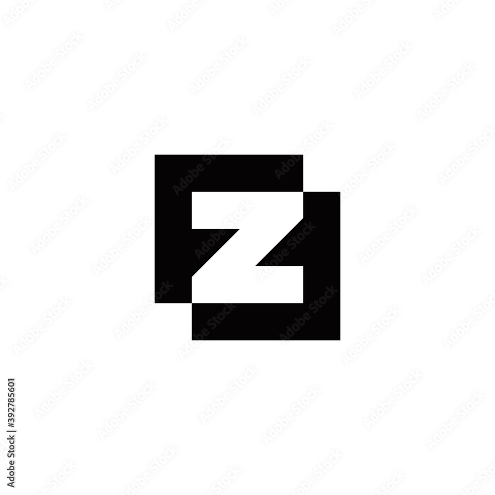 f z initial logo design vector graphic idea creative f z initial logo design vector graphic idea creative
