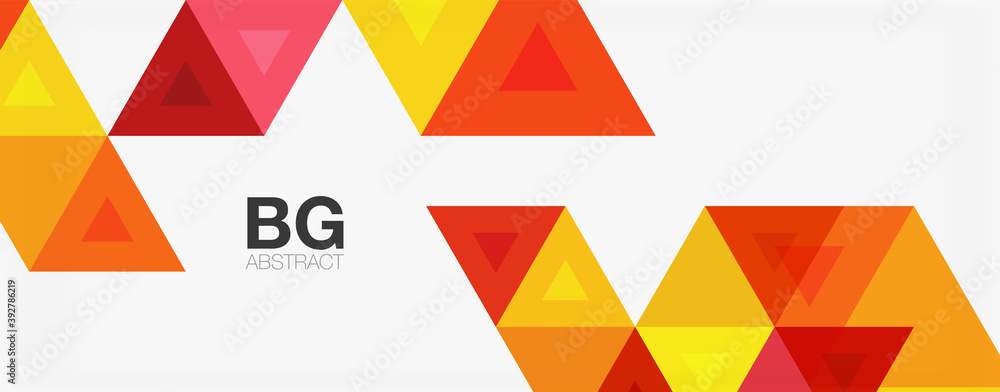 Mosaic triangle pattern abstract background for cover, banner, flyer and poster and other template Mosaic triangle pattern abstract background for cover, banner, flyer and poster and other template