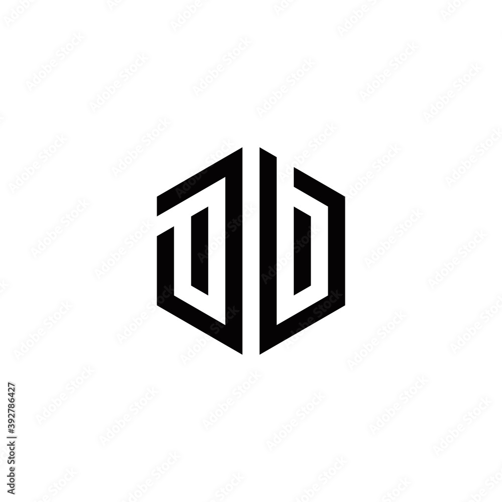 d b db initial logo design vector graphic idea creative d b db initial logo design vector graphic idea creative