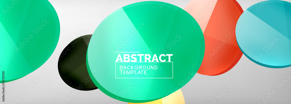 Abstract glossy round shapes vector background. Vector futuristic illustration for covers, banners, flyers and posters and other Abstract glossy round shapes vector background. Vector futuristic illustration for covers, banners, flyers and posters and other