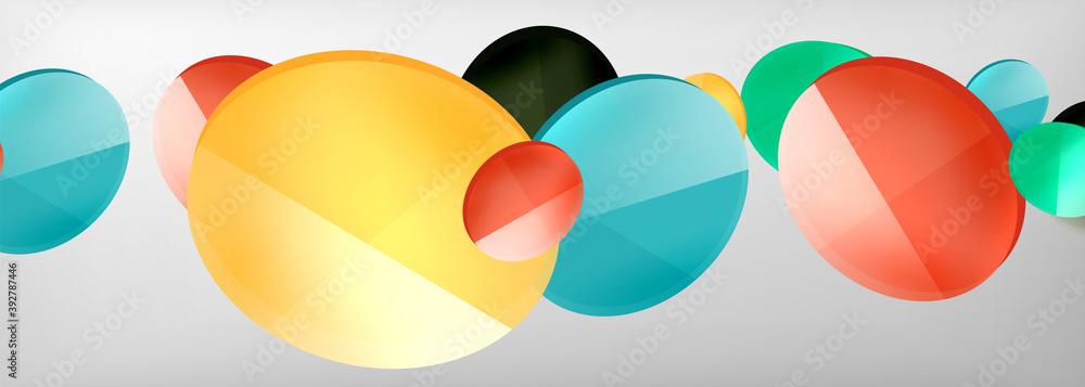 Abstract glossy round shapes vector background. Vector futuristic illustration for covers, banners, flyers and posters and other Abstract glossy round shapes vector background. Vector futuristic illustration for covers, banners, flyers and posters and other