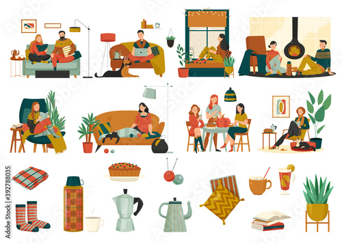 Cozy Home Icons Set