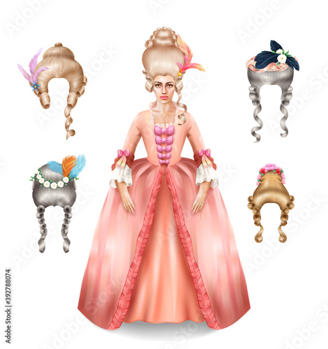  Rococo Wigs Woman Image 