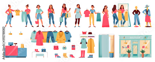 Women In Store Set