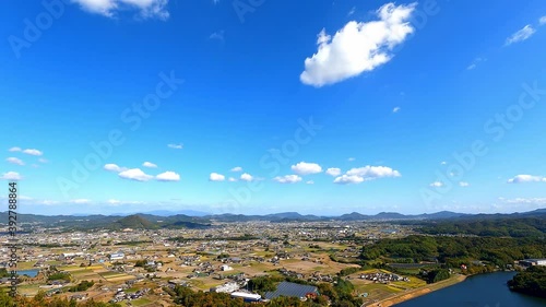 嶽山(香川県三木町)からさぬき市方面を望む