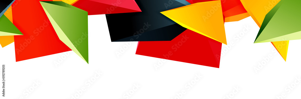 Triangle mosaic abstract background, 3d triangular low poly shapes. Geometric vector illustration for covers, banners, flyers and posters and other Triangle mosaic abstract background, 3d triangular low poly shapes. Geometric vector illustration for covers, banners, flyers and posters and other