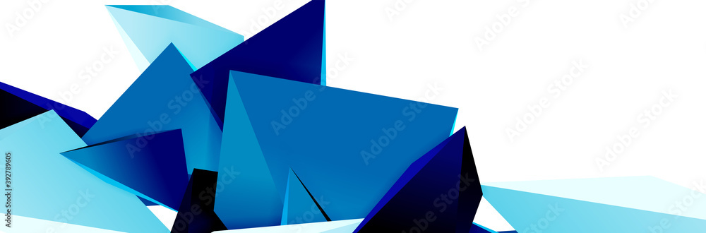 Triangle mosaic abstract background, 3d triangular low poly shapes. Geometric vector illustration for covers, banners, flyers and posters and other Triangle mosaic abstract background, 3d triangular low poly shapes. Geometric vector illustration for covers, banners, flyers and posters and other