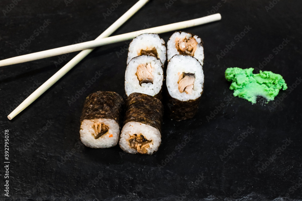 Sushi. Rolls. Nigiri. Maki. Sushi Set Sushi. Rolls. Nigiri. Maki. Sushi Set