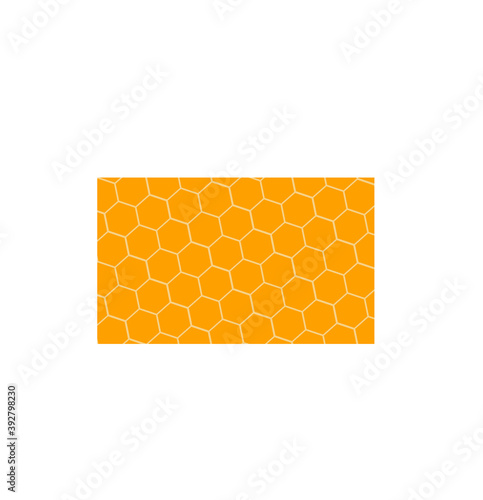 Illustration vector Simple Honeycomb background good for honey product, honey jam, etc