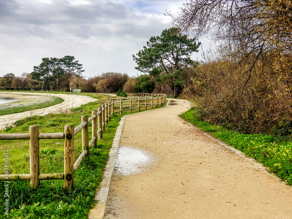 Coastal walk in Arous Island