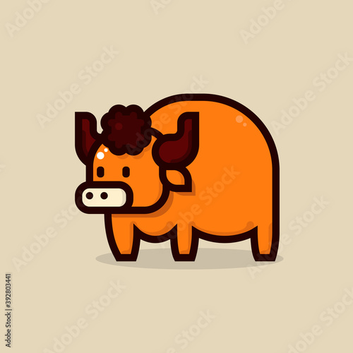 Chinese New Year Bison Icons