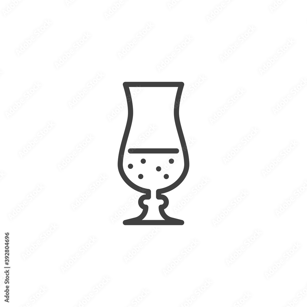 Cocktail glass line icon. linear style sign for mobile concept and web design. Bar beverage glass outline vector icon. Symbol, logo illustration. Vector graphics Cocktail glass line icon. linear style sign for mobile concept and web design. Bar beverage glass outline vector icon. Symbol, logo illustration. Vector graphics