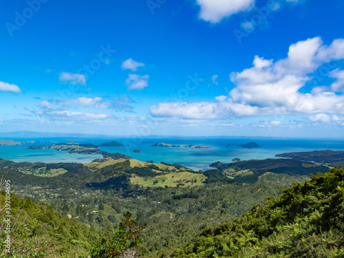 Scenic Coromandel Peninsula NZ coastline seascape