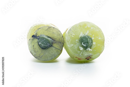 gooseberries isolated on a white background