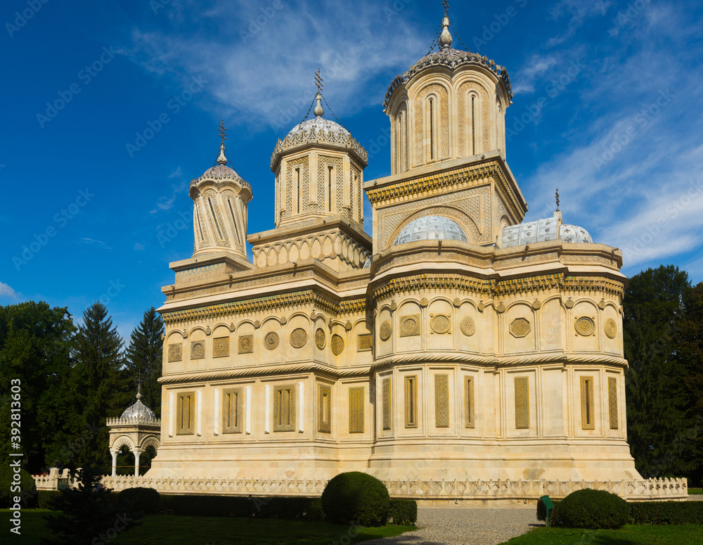 Image of Cathedral of Curtea de Arges outdoor.