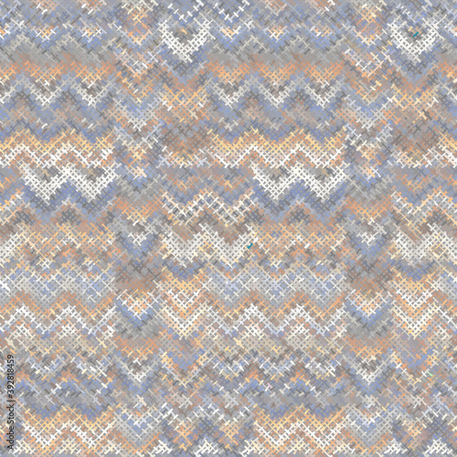 Seamless plaid pattern. Imitation of a texture of rough canvas. Vector image.